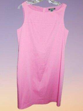 Women’s LAUREN Ralph Lauren Dress Size 8 Pink Sleeveless